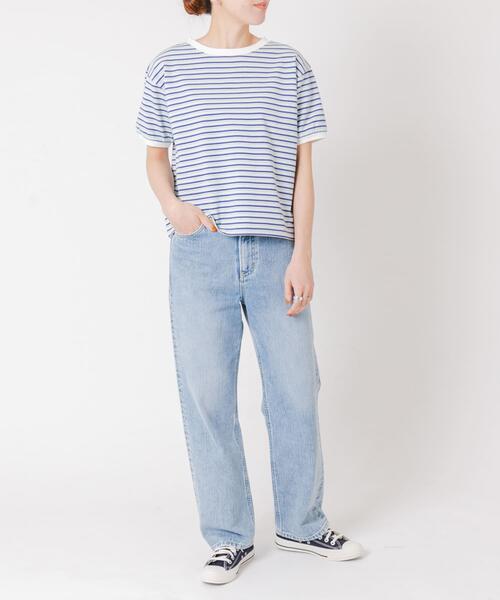 Lee（リー）の「『別注』Lee101×Sonny Label　STRAIGHT PANTS（デニムパンツ・レディース・インディゴブルー/ライトインディゴブルー・SMALL/MEDIUM/X-SMALL）」の5枚目の写真