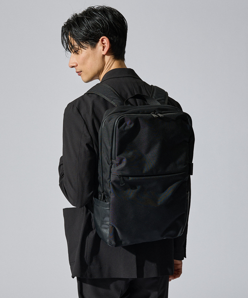 alfredoBANNISTER(アルフレッドバニスター)の「【CODURAナイロン】デイリー&ビジネス バックパック(バックパック/リュック・メンズ・ブラック系その他/ブラック・フリー)」の2枚目の写真