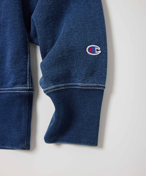 Champion(チャンピオン)の「【Champion/チャンピオン】直営限定コレクション メンズ クルーネックスウェットシャツ(スウェット・メンズ・ブルー系その他2/ブルー系その他・SMALL/MEDIUM/LARGE/X-LARGE)」の8枚目の写真