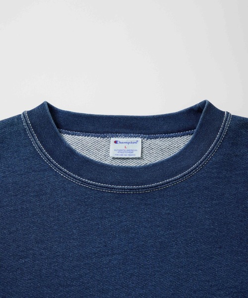 Champion(チャンピオン)の「【Champion/チャンピオン】直営限定コレクション メンズ クルーネックスウェットシャツ(スウェット・メンズ・ブルー系その他2/ブルー系その他・SMALL/MEDIUM/LARGE/X-LARGE)」の9枚目の写真