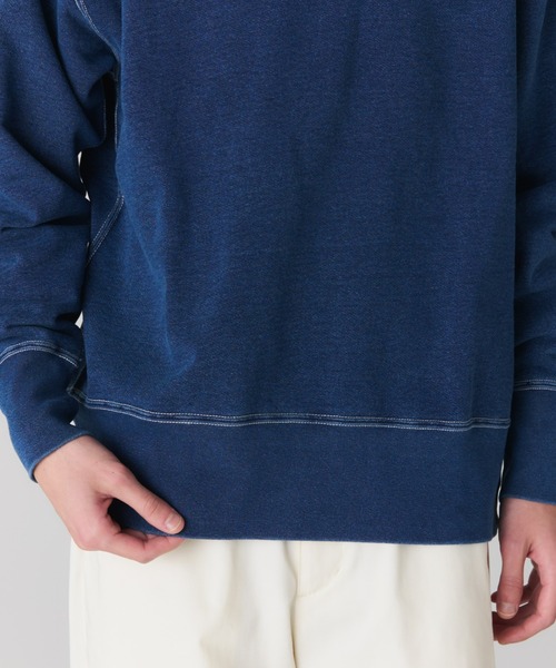Champion(チャンピオン)の「【Champion/チャンピオン】直営限定コレクション メンズ クルーネックスウェットシャツ(スウェット・メンズ・ブルー系その他2/ブルー系その他・SMALL/MEDIUM/LARGE/X-LARGE)」の14枚目の写真