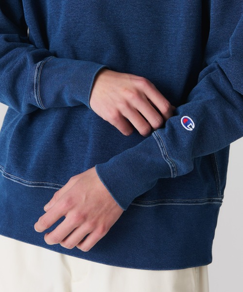 Champion(チャンピオン)の「【Champion/チャンピオン】直営限定コレクション メンズ クルーネックスウェットシャツ(スウェット・メンズ・ブルー系その他2/ブルー系その他・SMALL/MEDIUM/LARGE/X-LARGE)」の13枚目の写真