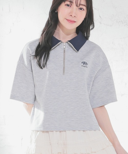 マスターバニーPGノースリーブカットソーハーフジップストライプサイズ1 マスターバニーPGノースリーブカットソーハーフジップストライプ