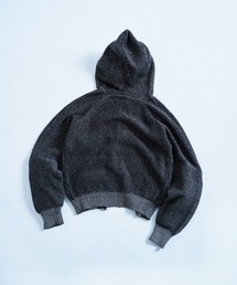 Camphor wood（カンファーウッド）の「double zip mix yarn knit 