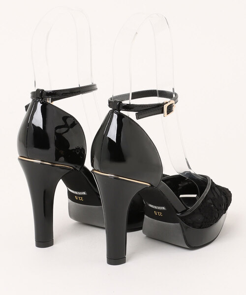 R&E（アールアンドイー）の「【25SS新作】【R&E】コットンレースセパレートパンプス（パンプス・レディース・ホワイト系/ブラック系・22.5cm/23cm/23.5cm/24cm/24.5cm/22cm）」の14枚目の写真