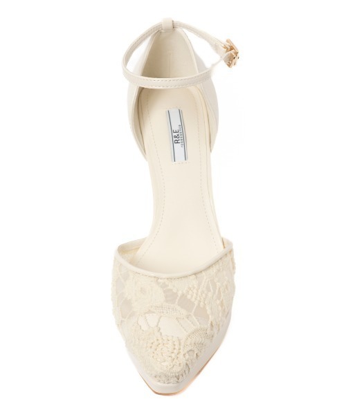 R&E（アールアンドイー）の「【25SS新作】【R&E】コットンレースセパレートパンプス（パンプス・レディース・ホワイト系/ブラック系・22.5cm/23cm/23.5cm/24cm/24.5cm/22cm）」の16枚目の写真