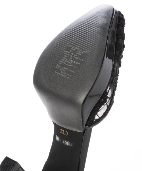 R&E（アールアンドイー）の「【25SS新作】【R&E】コットンレースセパレートパンプス（パンプス・レディース・ホワイト系/ブラック系・22.5cm/23cm/23.5cm/24cm/24.5cm/22cm）」の11枚目の写真