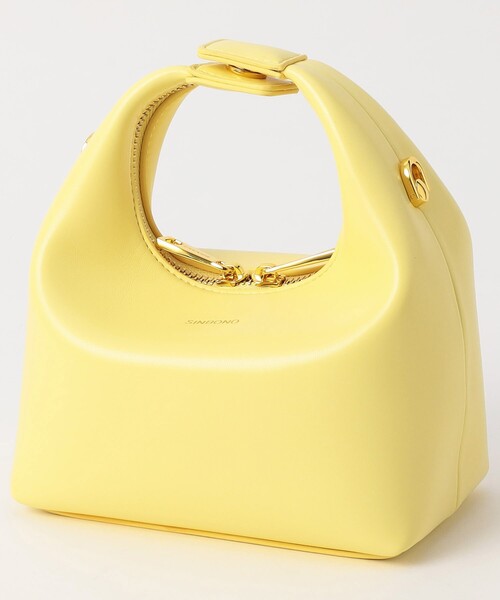 FREAK'S STORE（フリークスストア）の「SINBONO/シンボノ Vienna Top Handl Crossbody Bag/ウィーントップハンドルクロスボディバッグ（ハンドバッグ・レディース・シルバー/レモンイエロー/ブラック・ONE SIZE）」の3枚目の写真