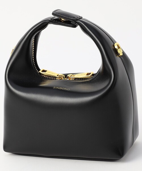 FREAK'S STORE（フリークスストア）の「SINBONO/シンボノ Vienna Top Handl Crossbody Bag/ウィーントップハンドルクロスボディバッグ（ハンドバッグ・レディース・シルバー/レモンイエロー/ブラック・ONE SIZE）」の2枚目の写真