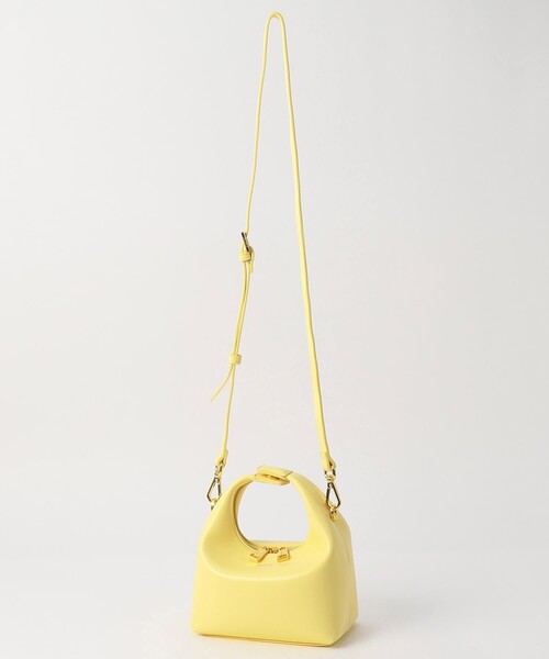 FREAK'S STORE（フリークスストア）の「SINBONO/シンボノ Vienna Top Handl Crossbody Bag/ウィーントップハンドルクロスボディバッグ（ハンドバッグ・レディース・シルバー/レモンイエロー/ブラック・ONE SIZE）」の9枚目の写真
