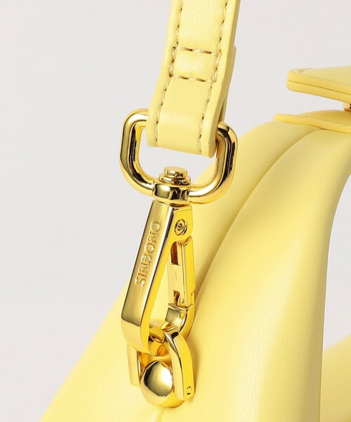 FREAK'S STORE（フリークスストア）の「SINBONO/シンボノ Vienna Top Handl Crossbody Bag/ウィーントップハンドルクロスボディバッグ（ハンドバッグ・レディース・シルバー/レモンイエロー/ブラック・ONE SIZE）」の11枚目の写真