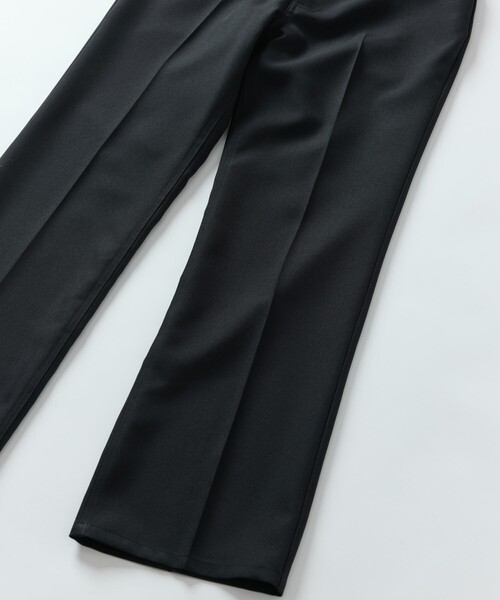 FREAK'S STORE（フリークスストア）の「限定展開 スリムフィット スタプレツイル セミフレアパンツ（スラックス・メンズ・ブラック/チャコールグレー/ブラウン/ネイビー・MEDIUM/SMALL/LARGE）」の6枚目の写真