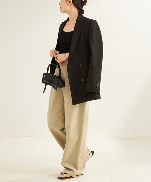 plage（プラージュ）の「LE PETIT PULLE / ル プティ プレ DELMA タンクトップ（タンクトップ・レディース・ブラック/ゴールド・FREE）」の6枚目の写真