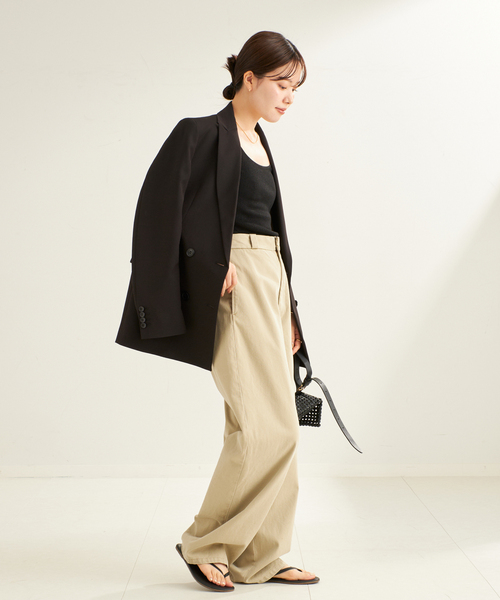 plage（プラージュ）の「LE PETIT PULLE / ル プティ プレ DELMA タンクトップ（タンクトップ・レディース・ブラック/ゴールド・FREE）」の7枚目の写真