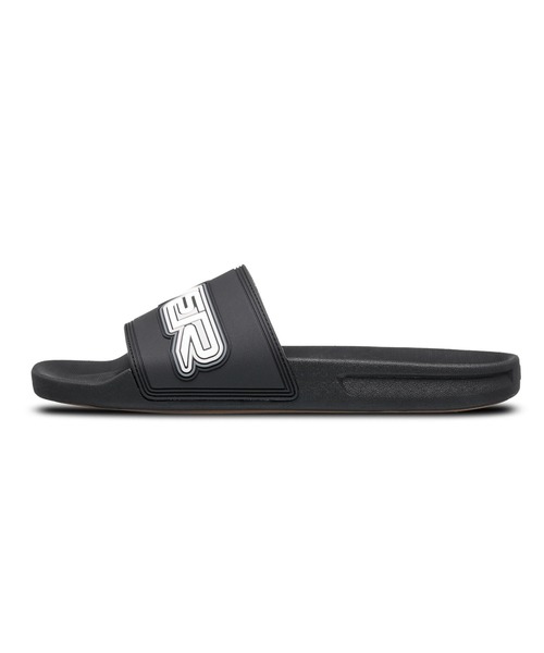 Quiksilver(クイックシルバー)の「RIVI WORDMARK SLIDE//クイックシルバーロゴシャワサン(シャワーサンダル)(サンダル・メンズ・ブラック・28cm/25cm/26cm/27cm)」の2枚目の写真