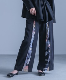 kOhAKU | 『アート柄切替パンツ』(スラックス)