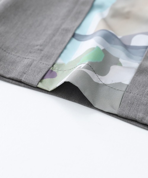 kOhAKU（コハク）の「『アート柄切替パンツ』（スラックス・レディース・グレー/ブラック・1/2）」の11枚目の写真