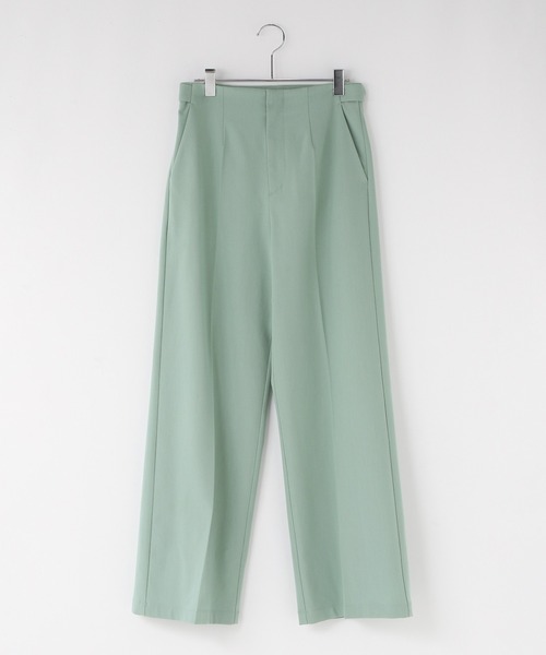 yuw(ユウ)の「ハイウエストフレアパンツ 320037(その他パンツ・レディース・ブラック/ブルー・MEDIUM/LARGE)」の1枚目の写真