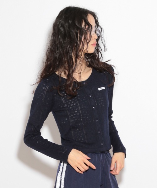 カーディガン HOLiC パターンメッシュカーディガン　325925 レディース HOLiC パターンメッシュカーディガン 325925（カーディガン