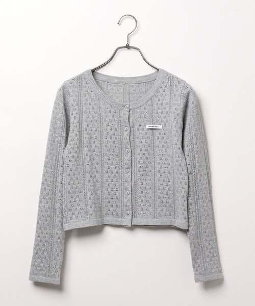 カーディガン HOLiC パターンメッシュカーディガン　325925 レディース Heather カーディガン HOLiC パターンメッシュカーディガン
