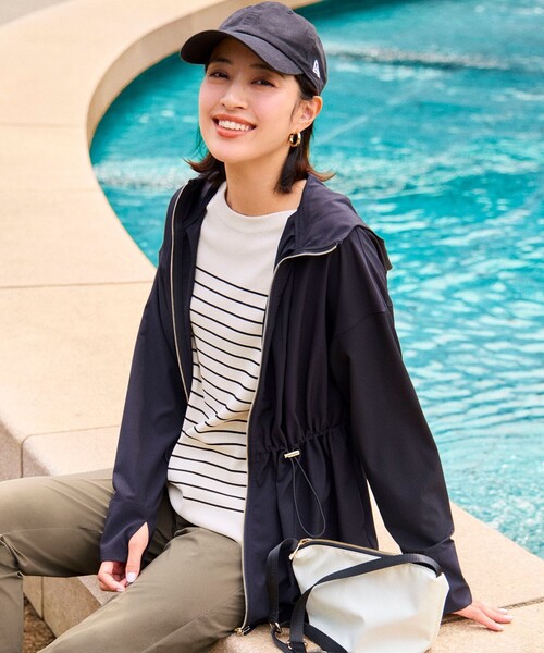 ANY SIS(エニィスィス)の「ビューティクール フレンチ ニットT(ニット/セーター・レディース・ライトグレー系2/ベージュ系2/レッド系/ネイビー系/ホワイト系/スカイブルー系/ライトイエロー系/ブルー系/ライトグレー系/ピンク系/ダークグリーン系/ダークブラウン系・2)」の16枚目の写真