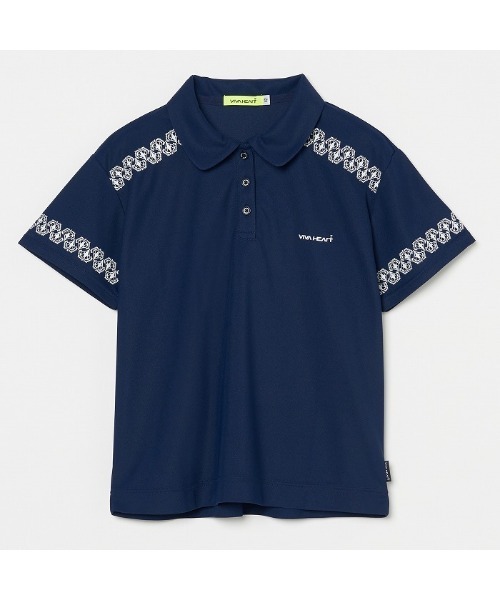 セール】【VIVA HEART/GOLF】アイスタッチカノコレースプリント半袖