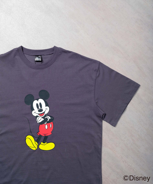 DIANA DISNEY COLLECTION（ダイアナディズニーコレクション）の「【Disney/ディズニー】　MICKEY　ミッキーマウス　オーバーサイズ　半袖Tシャツ（Tシャツ/カットソー・メンズ・グレー系2/グレー系6/グレー系1/グレー系5/グレー系4/グレー系3・M/XL/L）」の12枚目の写真