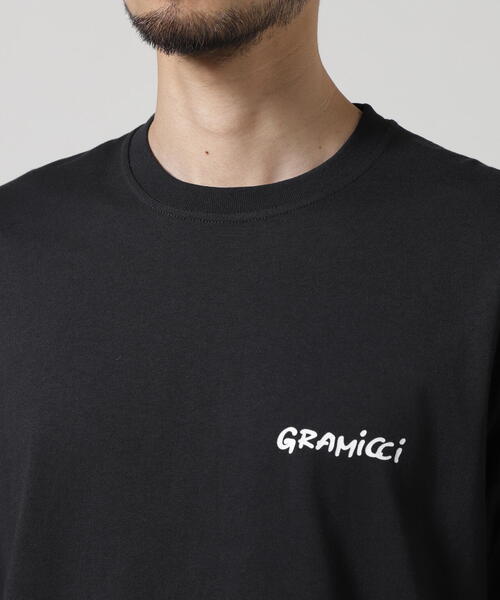 Gramicci（グラミチ）の「GRAMICCI/グラミチ　STONEHENGE TEE　ストーンヘンジＴシャツ（Tシャツ/カットソー・メンズ・ブラック/グレー・XL/M/L）」の6枚目の写真