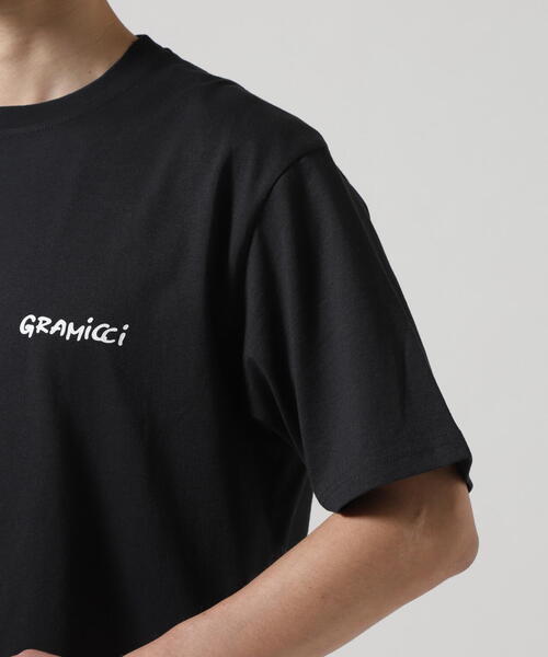 Gramicci（グラミチ）の「GRAMICCI/グラミチ　STONEHENGE TEE　ストーンヘンジＴシャツ（Tシャツ/カットソー・メンズ・ブラック/グレー・XL/M/L）」の7枚目の写真