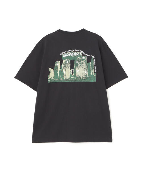 Gramicci（グラミチ）の「GRAMICCI/グラミチ　STONEHENGE TEE　ストーンヘンジＴシャツ（Tシャツ/カットソー・メンズ・ブラック/グレー・XL/M/L）」の10枚目の写真