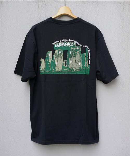 Gramicci（グラミチ）の「GRAMICCI/グラミチ　STONEHENGE TEE　ストーンヘンジＴシャツ（Tシャツ/カットソー・メンズ・ブラック/グレー・XL/M/L）」の17枚目の写真