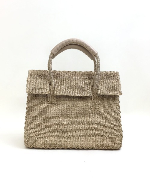 a-jolie(アジョリー)の「a-jolie シンプルかごミニハンドバッグ(小)(かごバッグ・レディース・ブラック/ナチュラル・FREE)」の2枚目の写真