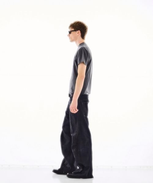 jinta nvrfrgt × cons 別注　デニム　チノパン　サイズ1 ネバーフォーゲット NVRFRGT 25SS CONZ別注COATING 3D TWISTED