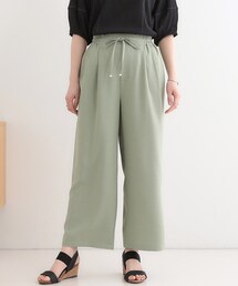 DRESKIP | 【S-LL/セットアップ可】麻調イージーワイドパンツ(その他パンツ)