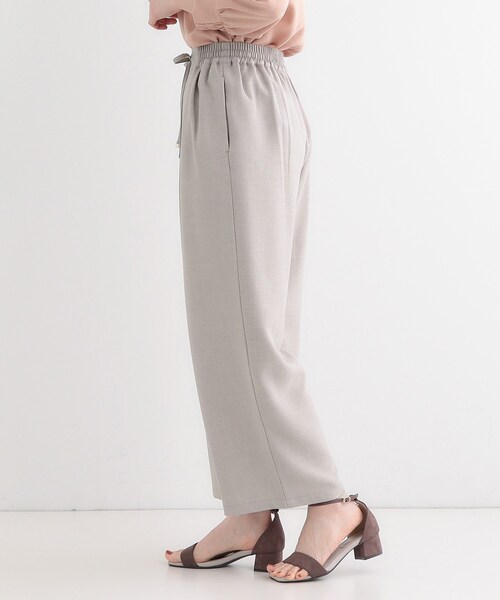 ROY◆超美品Mystarada◆麻調トップス×麻調パンツ　セットアップ セール】【セットアップ可】麻調イージーワイドパンツ（その他