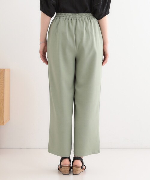 ROY◆超美品Mystarada◆麻調トップス×麻調パンツ　セットアップ セール】【セットアップ可】麻調イージーワイドパンツ（その他
