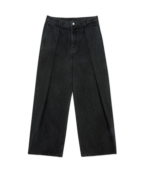 ADER error(アーダーエラー)の「ADER error/アーダーエラー/WIDE DENIM(デニムパンツ・メンズ・ブラック・M/S)」の1枚目の写真