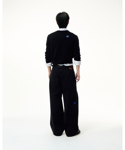 ADER error(アーダーエラー)の「ADER error/アーダーエラー/WIDE DENIM(デニムパンツ・メンズ・ブラック・M/S)」の4枚目の写真