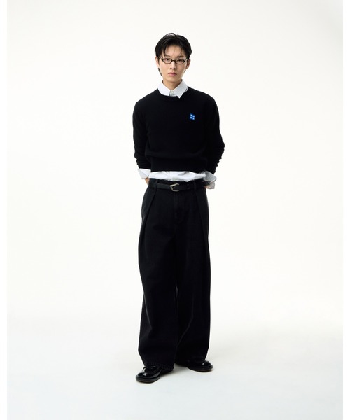 ADER error(アーダーエラー)の「ADER error/アーダーエラー/WIDE DENIM(デニムパンツ・メンズ・ブラック・M/S)」の5枚目の写真