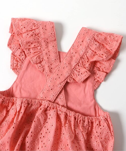 apres les cours（アプレレクール）の「レースサロペット（その他ベビーウェア・キッズ・ミント/ピンク・70/80）」の7枚目の写真