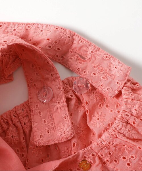 apres les cours（アプレレクール）の「レースサロペット（その他ベビーウェア・キッズ・ミント/ピンク・70/80）」の8枚目の写真