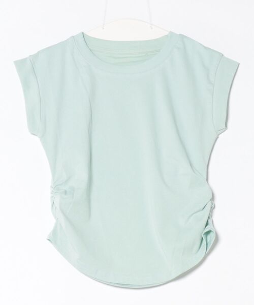 H.TOKYO(エイチトウキョウ)の「フレンチスリーブTシャツ(Tシャツ/カットソー・レディース・ブラック/グレー/ホワイト/グリーン/ピンク/レッド/ベージュ・FREE)」の6枚目の写真