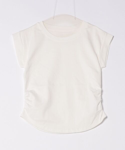 H.TOKYO(エイチトウキョウ)の「フレンチスリーブTシャツ(Tシャツ/カットソー・レディース・ブラック/グレー/ホワイト/グリーン/ピンク/レッド/ベージュ・FREE)」の9枚目の写真