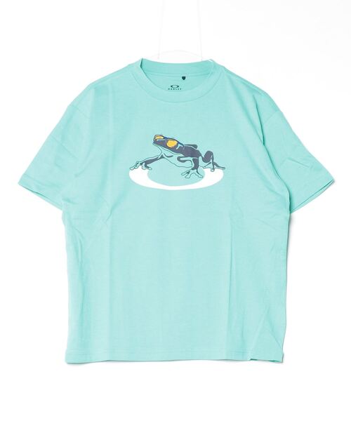 OAKLEY(オークリー)の「オークリー ENHANCE QDC SS TEE FROG ICON 4.0(Tシャツ/カットソー・メンズ・ホワイト/ネイビー/ブラック/エメラルド・LL/3L/S/M/L)」の1枚目の写真