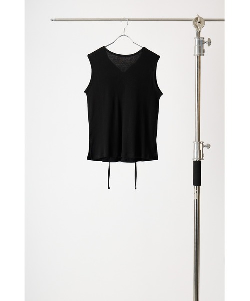 CHIGNON（シニヨン）の「CHIGNON チョーカーリブトップス（Tシャツ/カットソー・レディース・ホワイト/ブラウン/ブラック・FREE）」の8枚目の写真