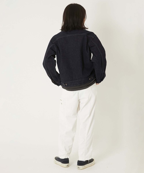 BLUE BLUE（ブルーブルー）の「JK01 セルビッチデニム 3rdタイプ トラッカージャケット（デニムジャケット・メンズ・インディゴブルー・SMALL/MEDIUM/LARGE/X-LARGE）」の6枚目の写真