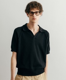LURAKU（ルラク）の「【LURAKU】Dry Touch Knit Polo Shirt / ドライタッチニットポロシャツ（ポロシャツ）」
