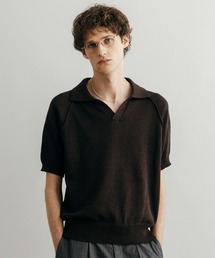 LURAKU（ルラク）の「【LURAKU】Dry Touch Knit Polo Shirt / ドライタッチニットポロシャツ（ポロシャツ）」