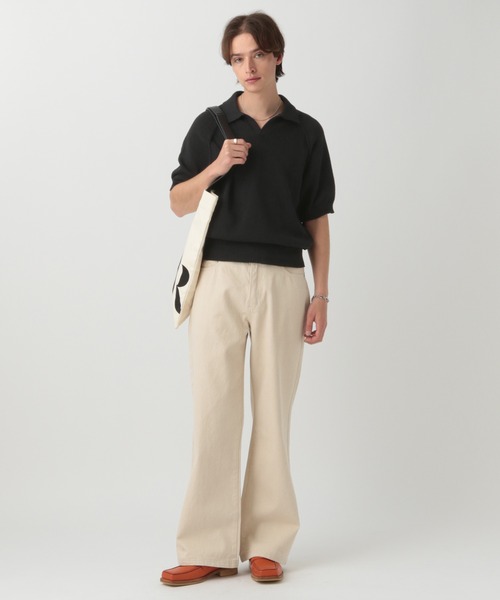 LURAKU（ルラク）の「【LURAKU】dry touch knit polo shirt