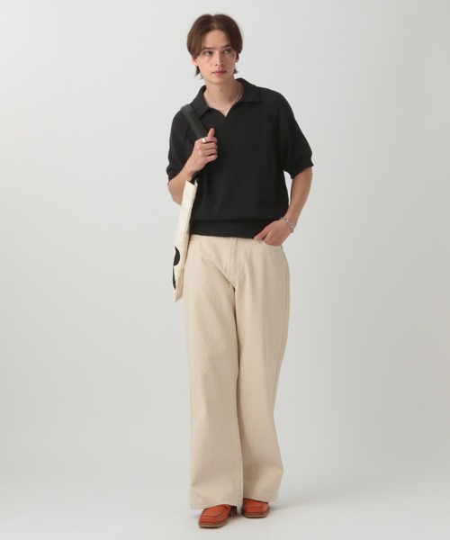 【LURAKU】ドライタッチニットポロシャツ LURAKU（ルラク）の「【LURAKU】dry touch knit polo shirt